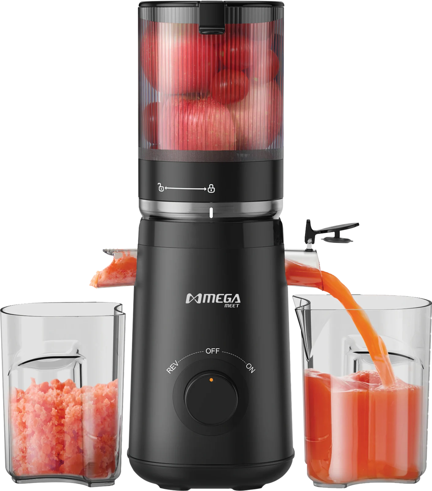 Megameet Slow Juicer MSJ219 front view